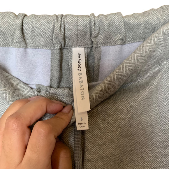 Aritzia The Group by Babaton Jimmy Pant Drawstring Light Grey size S - Picture 3 of 7